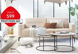 Profijt Meubel Heria Bank aanbieding