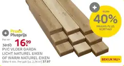Praxis PVC vloer - Warm Naturel Eiken - Micro aanbieding