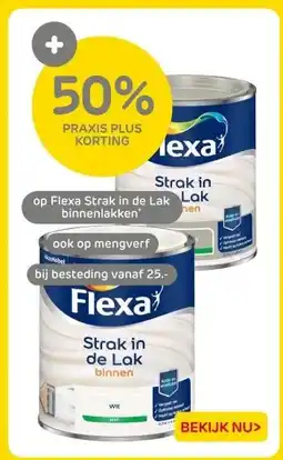 Praxis op Flexa Strak in de Lak Lak binnenlakken' aanbieding