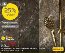 Praxis Dumawall XL wandpaneel Sambro Gloss aanbieding