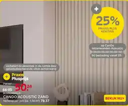 Praxis CanDo Lattenwand Decowall Acoustic - aanbieding