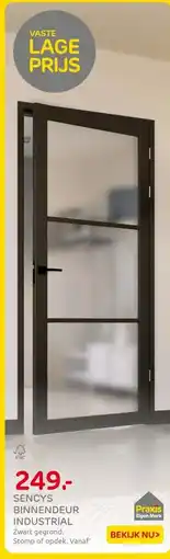 Praxis Sencys binnendeur Industrial opdek links aanbieding