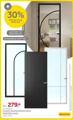 Praxis CANDO BINNENDEUR EDGE MODERN AA02 aanbieding