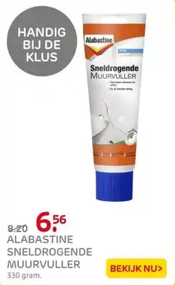 Praxis Alabastine sneldrogende muurvuller 330g aanbieding
