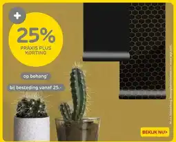 Praxis op behang aanbieding