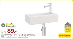 Praxis AquaVive fonteinset Somme keramiek wit aanbieding