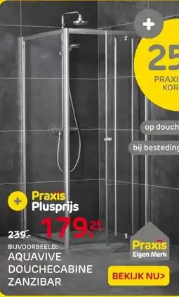 Praxis AquaVive - Douchedeur Zanzibar 80 x aanbieding