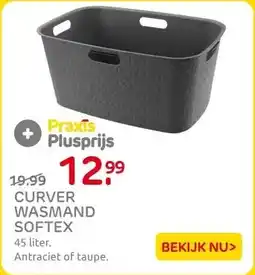 Praxis Curver wasmand Softex 45L ivoor aanbieding