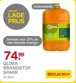 Praxis Brandstof Qlima Spark 20 L aanbieding