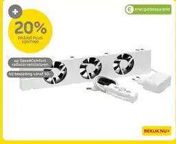 Praxis op Speed Comfort radiatorventilatoren aanbieding