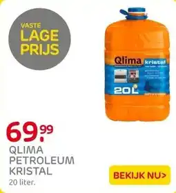 Praxis Qlima kachelbrandstof Kristal 20L aanbieding