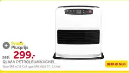 Praxis Petroleumkachel Qlima - SRE 4035 TC aanbieding