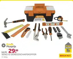 Praxis Sencys gereedschapskist - 51-delig - aanbieding