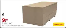 Praxis OSB-plaat 61x244cm 9mm aanbieding