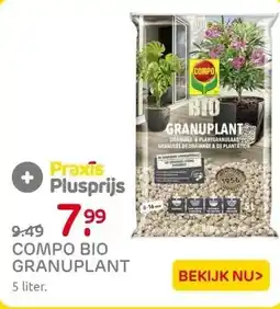 Praxis Compo Granuplant hydrokorrels Bio 5L aanbieding