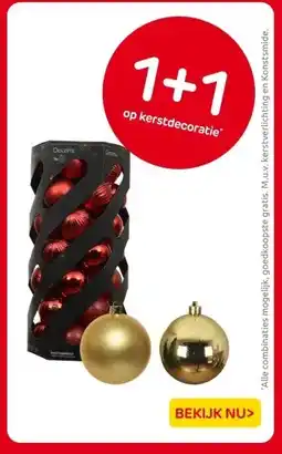 Praxis op kerstdecoratie aanbieding