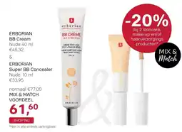 Pour Vous ERBORIAN BB Cream & ERBORIAN Super BB Concealer Nude 10 ml aanbieding