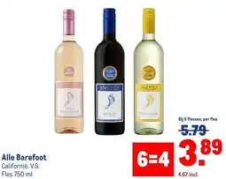 Makro Alle Barefoot aanbieding
