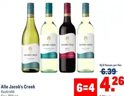 Makro Alle Jacob's Creek aanbieding