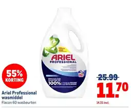 Makro Ariel Professional wasmiddel aanbieding