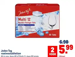 Makro Jeden Tag vaatwastabletten aanbieding