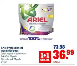 Makro Ariel Professioneel wasmiddelpods aanbieding