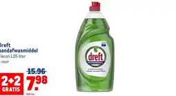 Makro Dreft handafwasmiddel aanbieding