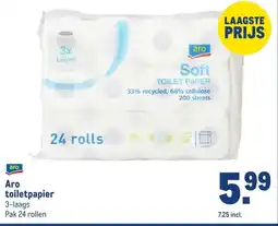 Makro Aro toiletpapier aanbieding