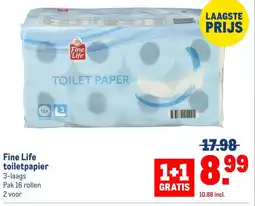 Makro Fine Life toiletpapier aanbieding