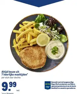 Makro Altijd keuze uit 7 heerlijke maaltijden aanbieding