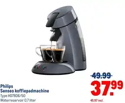 Makro Philips Senseo koffiepadmachine aanbieding