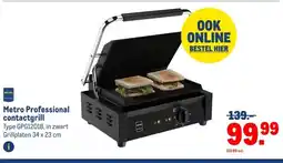 Makro Metro Professional contactgrill aanbieding