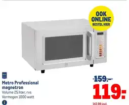Makro Metro Professional magnetron aanbieding
