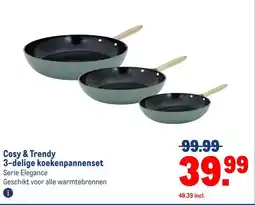 Makro Cosy & Trendy 3-delige koekenpannenset aanbieding