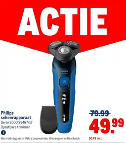 Makro Philips scheerapparaat aanbieding