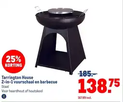 Makro Tarrington House 2-in-1 vuurschaal en barbecue aanbieding