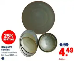 Makro Bonbistro servies aanbieding