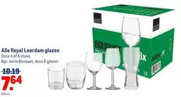 Makro Alle Royal Leerdam glazen aanbieding