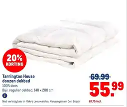 Makro Tarrington House donzen dekbed aanbieding