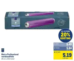 Makro Metro Professional vershoudfolie aanbieding