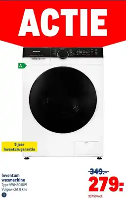 Makro Inventum wasmachine aanbieding