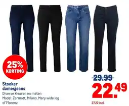 Makro Stooker damesjeans aanbieding