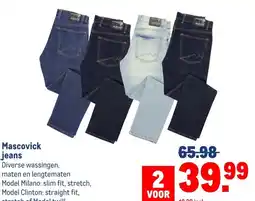 Makro Mascovick jeans aanbieding