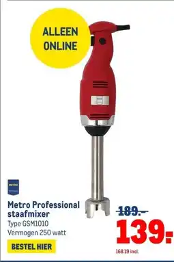 Makro Metro Professional staafmixer aanbieding