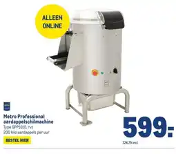 Makro Metro Professional aardappelschilmachine aanbieding