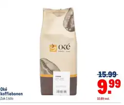 Makro Oké koffiebonen aanbieding