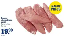 Makro Runder- diamanthaas partij aanbieding