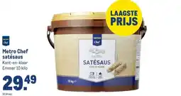 Makro Metro Chef satésaus Kant-en-klaar aanbieding