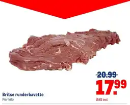Makro Britse runderbavette aanbieding