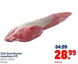 Makro Zuid-Amerikaanse ossenhaas 4/5 aanbieding